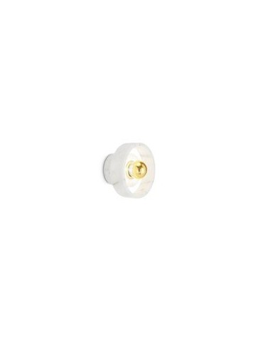 Step into Design Lampa ścienna UNIVERSO marmurowo złota 18cm