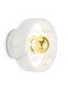 Step into Design Lampa ścienna UNIVERSO marmurowo złota 18cm            