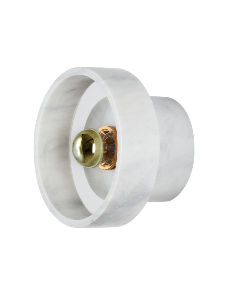 Kinkiety glamour - Step into Design Lampa ścienna UNIVERSO marmurowo złota 18cm             - product kolory-swiatla.pl 2