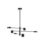 Step into Design Lampa wisząca CLEX - 6P LED czarna 100cm Step into Design Lampa wisząca CLEX - 6P LED czarna 100cm