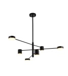 Step into Design Lampa wisząca CLEX - 6P LED czarna 100cm Step into Design Lampa wisząca CLEX - 6P LED czarna 100cm