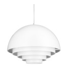 Lampy wiszące w stylu skandynawskim - Step into Design Lampa wisząca DIVERSO biała matowa 40cm             - product 1