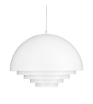 Lampy wiszące w stylu skandynawskim - Step into Design Lampa wisząca DIVERSO biała matowa 40cm             - product 2
