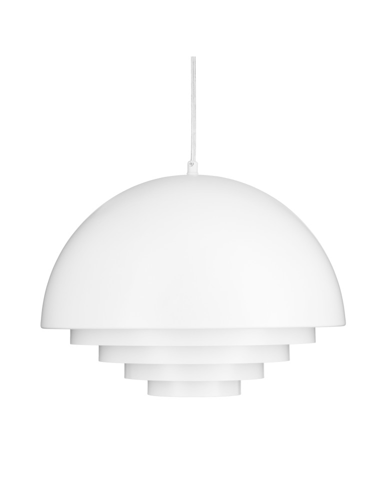 Lampy wiszące w stylu skandynawskim - Step into Design Lampa wisząca DIVERSO biała matowa 40cm             - product kolory-swiatla.pl 2