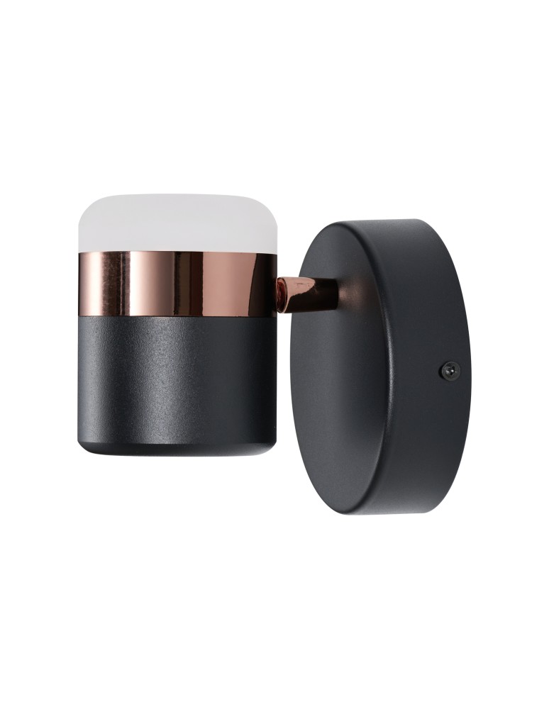 Step into Design Lampa ścienna POCCO LED czarna 16cm Step into Design Lampa ścienna POCCO LED czarna 16cm