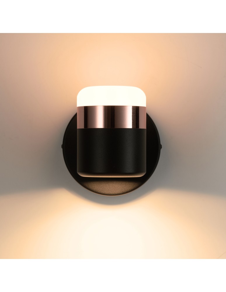 Step into Design Lampa ścienna POCCO LED czarna 16cm Step into Design Lampa ścienna POCCO LED czarna 16cm