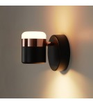 Step into Design Lampa ścienna POCCO LED czarna 16cm Step into Design Lampa ścienna POCCO LED czarna 16cm