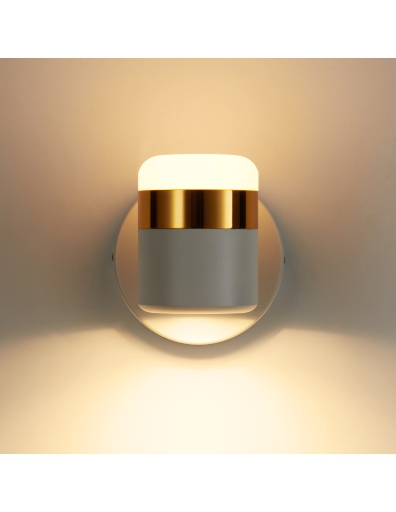 Step into Design Lampa ścienna POCCO LED biała 16cm