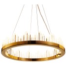 Lampy wiszące glamour - Step into Design Lampa wisząca LUSSO LED złota 60cm             - product 4