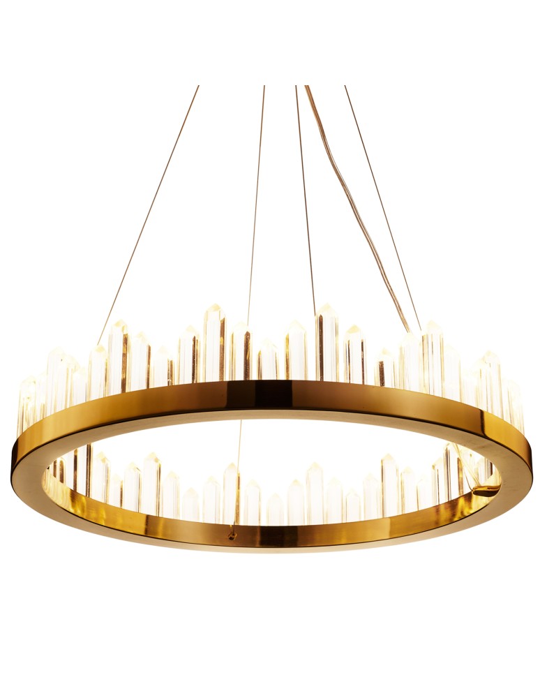 Step into Design Lampa wisząca LUSSO LED złota 60cm