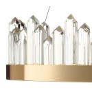 Lampy wiszące glamour - Step into Design Lampa wisząca LUSSO LED złota 60cm             - product 6