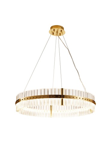 Step into Design Lampa wisząca AURA LED złota 85cm