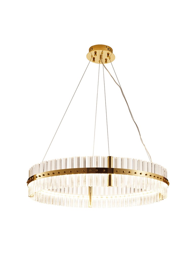 Step into Design Lampa wisząca AURA LED złota 85cm            