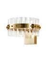 Step into Design Lampa ścienna AURA złota 18cm            