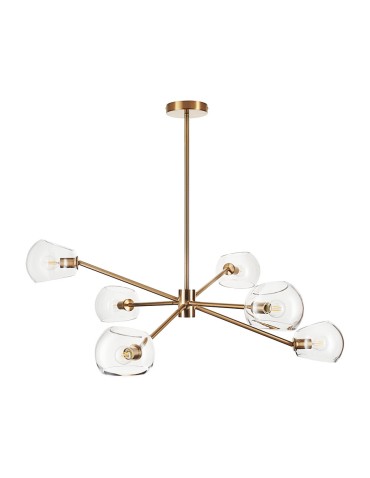 Step into Design Lampa wisząca COSMIC-6 złota 75cm