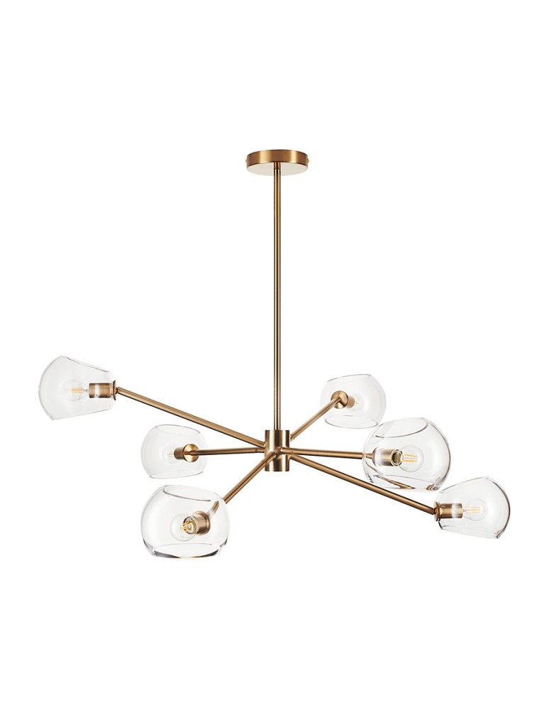 Step into Design Lampa wisząca COSMIC-6 złota 75cm Step into Design Lampa wisząca COSMIC-6 złota 75cm