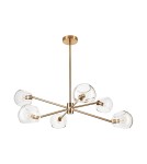 Step into Design Lampa wisząca COSMIC-6 złota 75cm Step into Design Lampa wisząca COSMIC-6 złota 75cm