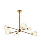 Step into Design Lampa wisząca COSMIC-6 złota 75cm Step into Design Lampa wisząca COSMIC-6 złota 75cm