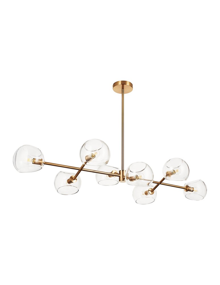 Step into Design Lampa wisząca COSMIC-8 złota 85cm Step into Design Lampa wisząca COSMIC-8 złota 85cm