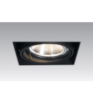 Lampy podtynkowe kwadratowe - Zuma Line ONEON DL 111-1 Czarny 1xGU10/AR111 94363-BK - product 1