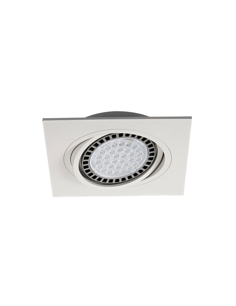Lampy podtynkowe kwadratowe - Zuma Line BOXY DL 1 Biały 1xGU10/AR111 Wpust  20071-WH - produkt kolory-swiatla.pl 1