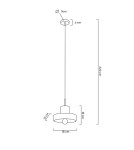 Lampy wiszące - Moosee MOOSEE lampa wisząca ARCO 20 marmur (MSE010100132) - product 8
