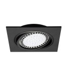 Lampy podtynkowe kwadratowe - Zuma Line BOXY DL 1 Czarny 1xGU10/AR111 Wpust 20071-BK - product 1