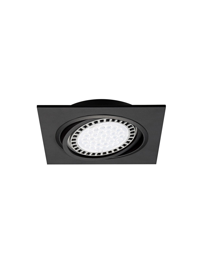 Lampy podtynkowe kwadratowe - Zuma Line BOXY DL 1 Czarny 1xGU10/AR111 Wpust 20071-BK - produkt kolory-swiatla.pl 1