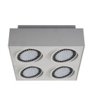 Oprawy sufitowe na wymienne źródło światła - Zuma Line BOXY CL 4 Biały 1xGU10/AR111 Sufitowa 20076-WH - product 1