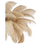 King Home Lampa podłogowa TIFFANY 175 beżowa mosiądz / naturalne pióra (JL0019.BEIGE) King Home Lampa podłogowa TIFFANY 175 beżowa mosiądz / naturalne pióra (JL0019.BEIGE)