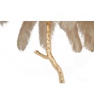 King Home Lampa podłogowa TIFFANY 175 beżowa mosiądz / naturalne pióra (JL0019.BEIGE) King Home Lampa podłogowa TIFFANY 175 beżowa mosiądz / naturalne pióra (JL0019.BEIGE)