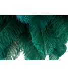 King Home Lampa podłogowa TIFFANY 175 zielona mosiądz / naturalne pióra (JL0019.GREEN) King Home Lampa podłogowa TIFFANY 175 zielona mosiądz / naturalne pióra (JL0019.GREEN)