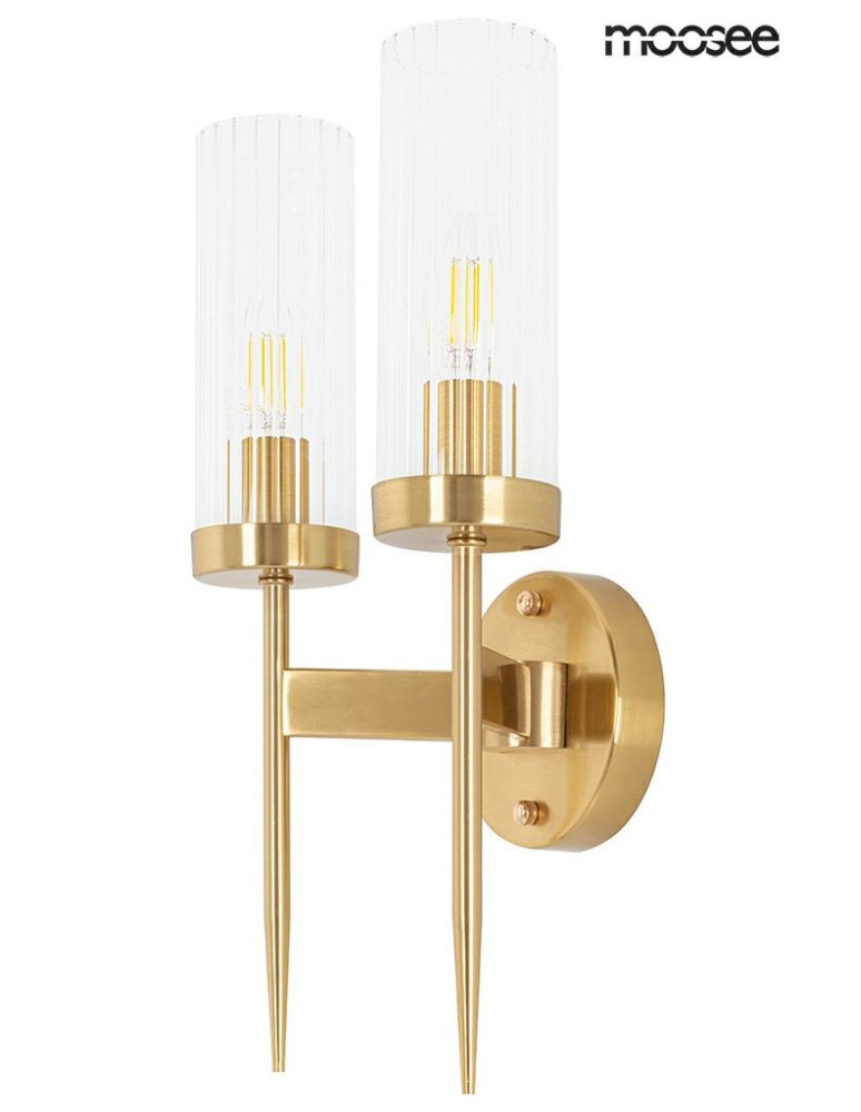 Moosee MOOSEE lampa ścienna TORCH TWIN złota (MSE010400199) Moosee MOOSEE lampa ścienna TORCH TWIN złota (MSE010400199)