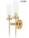 Moosee MOOSEE lampa ścienna TORCH TWIN złota (MSE010400199)