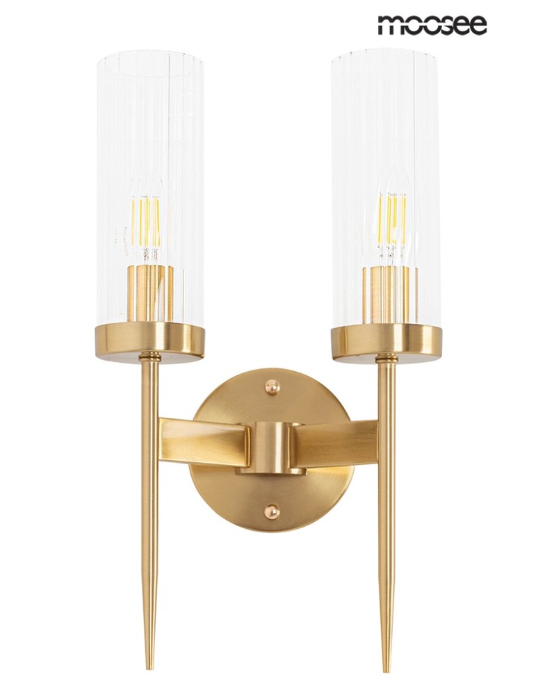Moosee MOOSEE lampa ścienna TORCH TWIN złota (MSE010400199) Moosee MOOSEE lampa ścienna TORCH TWIN złota (MSE010400199)