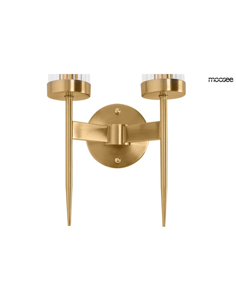 Moosee MOOSEE lampa ścienna TORCH TWIN złota (MSE010400199) Moosee MOOSEE lampa ścienna TORCH TWIN złota (MSE010400199)