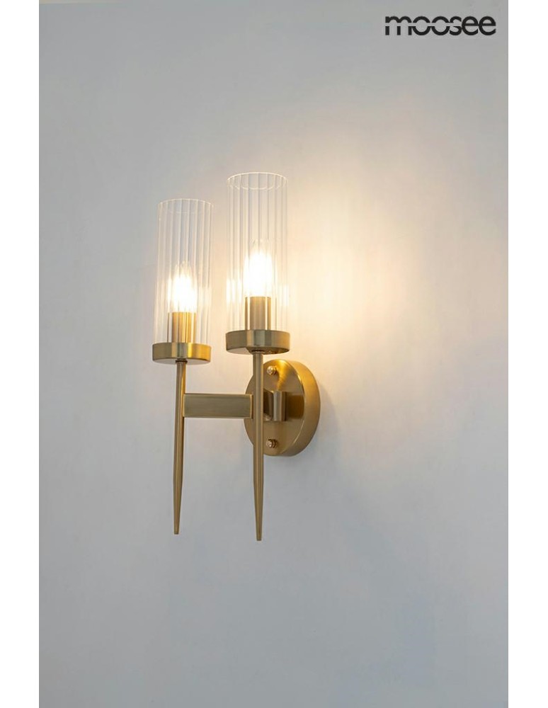Moosee MOOSEE lampa ścienna TORCH TWIN złota (MSE010400199) Moosee MOOSEE lampa ścienna TORCH TWIN złota (MSE010400199)