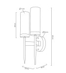 Moosee MOOSEE lampa ścienna TORCH TWIN złota (MSE010400199) Moosee MOOSEE lampa ścienna TORCH TWIN złota (MSE010400199)