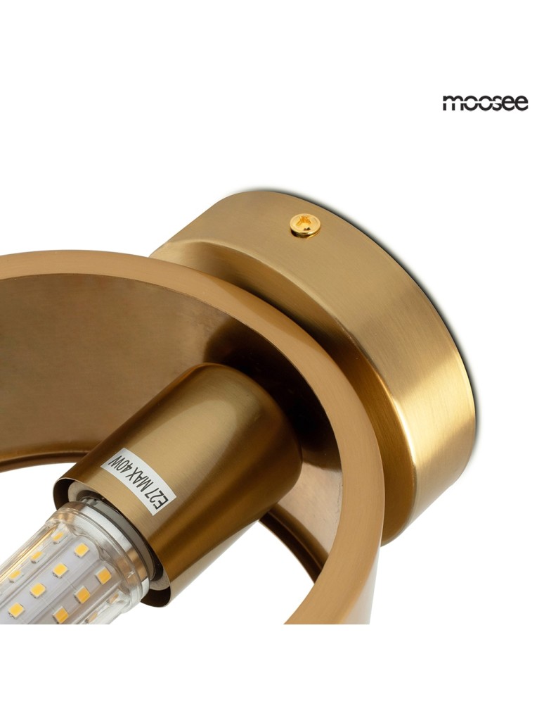 Moosee MOOSEE lampa ścienna ARRO złota (MSE010400209) Moosee MOOSEE lampa ścienna ARRO złota (MSE010400209)