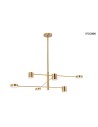 Moosee MOOSEE lampa wisząca PIAZETTA złota (MSE010100124)
