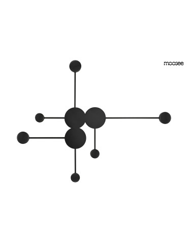 Moosee MOOSEE lampa ścienna SHADOW MULTI czarna (MSE010400213)