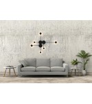 Kinkiety designerskie - Moosee MOOSEE lampa ścienna SHADOW MULTI czarna (MSE010400213) - product 6