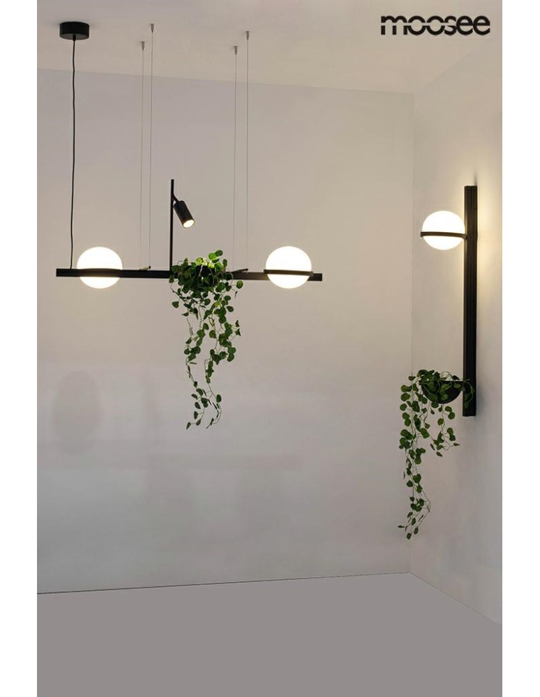 Moosee MOOSEE lampa ścienna PLANT WALL czarna (MSE010400222) Moosee MOOSEE lampa ścienna PLANT WALL czarna (MSE010400222)