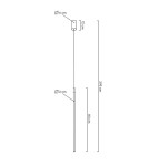 Moosee MOOSEE lampa wisząca OMBRE 80 czarna (MSE010100158) Moosee MOOSEE lampa wisząca OMBRE 80 czarna (MSE010100158)