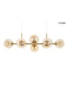 Moosee MOOSEE lampa wisząca ROMEO GOLD złota / bursztynowa (MSE010100171)
