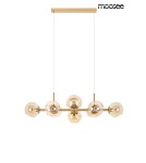 Lampy wiszące - Moosee MOOSEE lampa wisząca ROMEO GOLD złota / bursztynowa (MSE010100171) - product 2