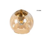 Lampy wiszące - Moosee MOOSEE lampa wisząca ROMEO GOLD złota / bursztynowa (MSE010100171) - product 5