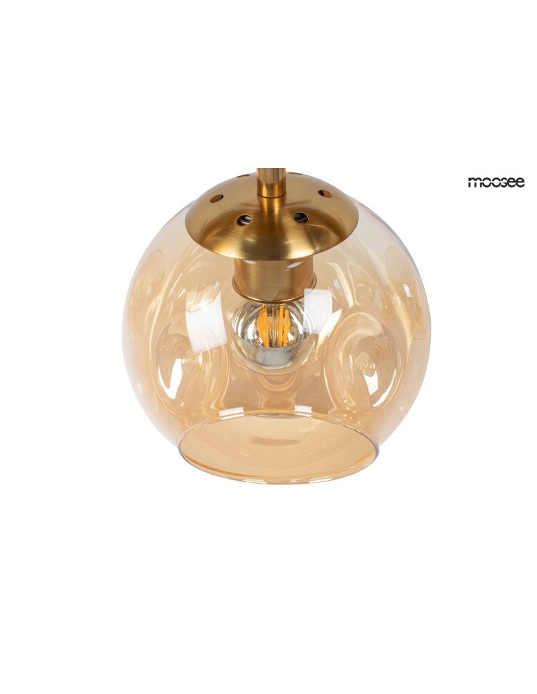 Moosee MOOSEE lampa wisząca ROMEO GOLD złota / bursztynowa (MSE010100171)