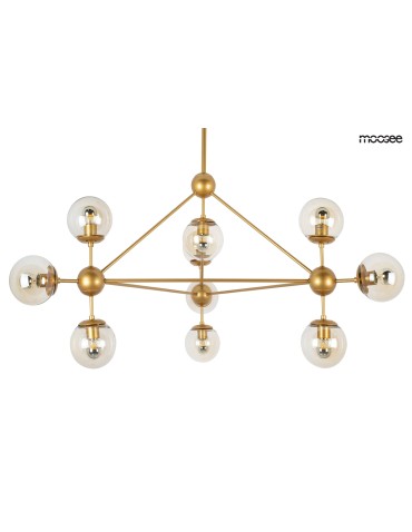 Moosee MOOSEE lampa wisząca ASTRIFERO 10 złota / bursztynowa (MSE010100182)