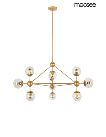 Moosee MOOSEE lampa wisząca ASTRIFERO 10 złota / bursztynowa (MSE010100182) - produkt 2